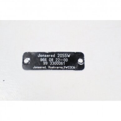 Genuine Identification Plate Tag Jonsered 2055 W chainsaw 1